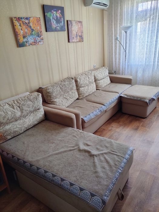 Угловой диван + кресло