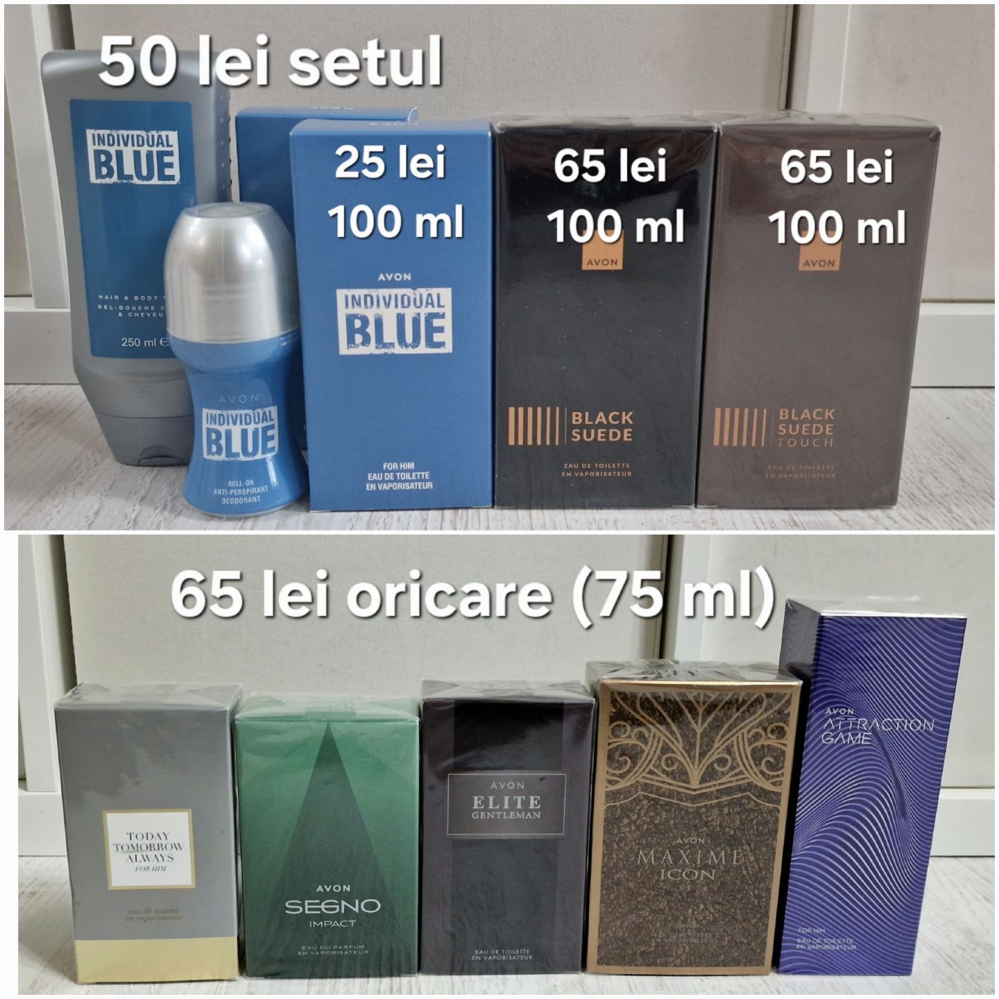 Parfum Avon Luck Eau so Free, Premiere Luxe, Today, Perceive, Little B
