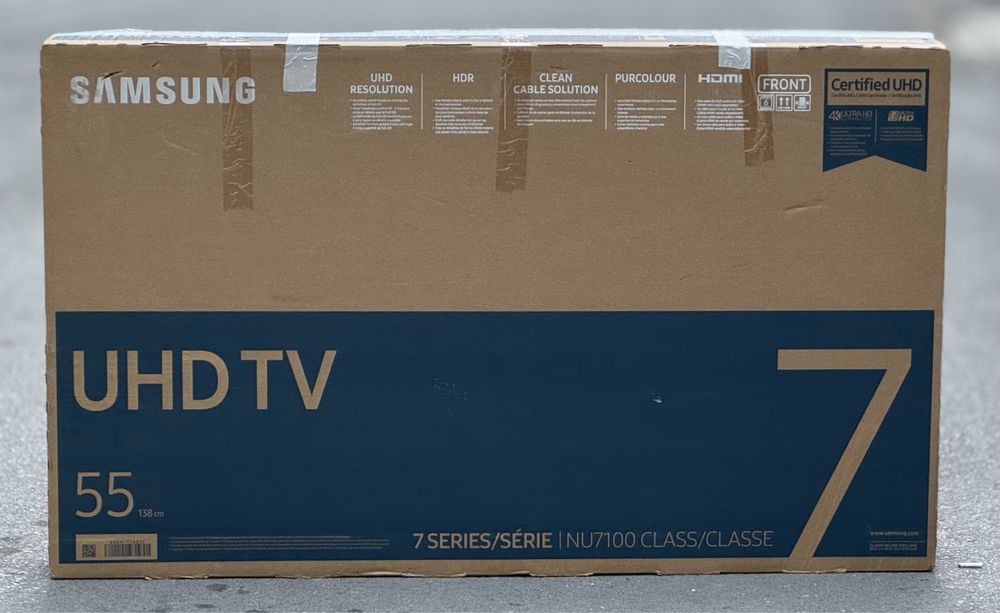 Телевизор Samsung 55NU7172, 55" (138 см), Smart, 4K Ultra HD, LED