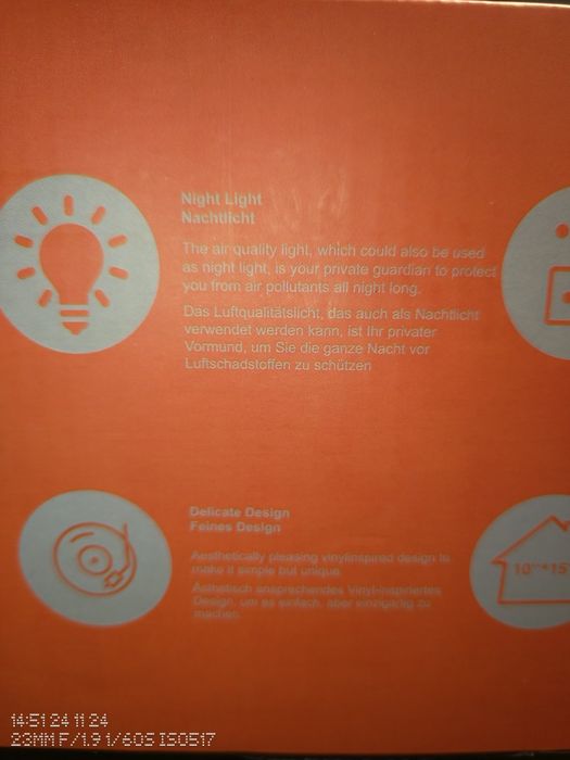 Unbeaten ferris 360 Purifcator aer smart wifi display led, filtru hepa