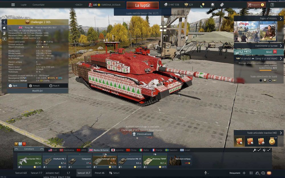 Joc War Thunder top