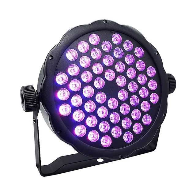 Светлинен прожектор, Par Led 54x3W Slim, Dmx вход-изход, Охладител