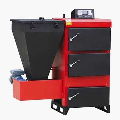 Комбиниран стоманен пелетен котел с бункер Hydro Term EK3G/S 30-35 kW