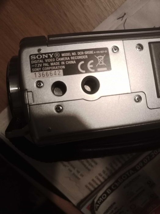 видеокамера -SONY DCR-SR58е hard disk drive