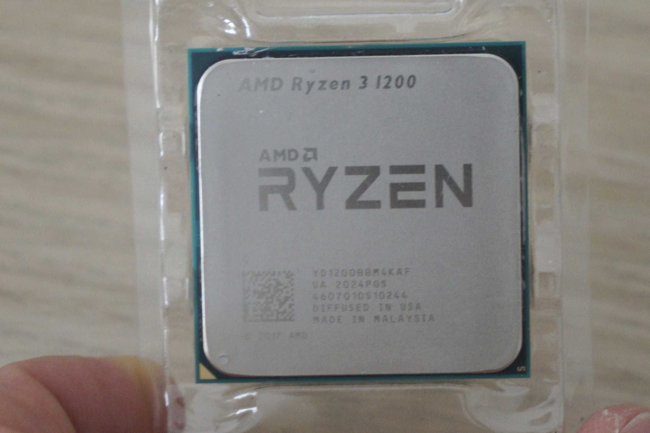 Процесор Ryzen 1200 - 4 core / 3.4Ghz boost / AM4 / 65W (вкл ДДС)