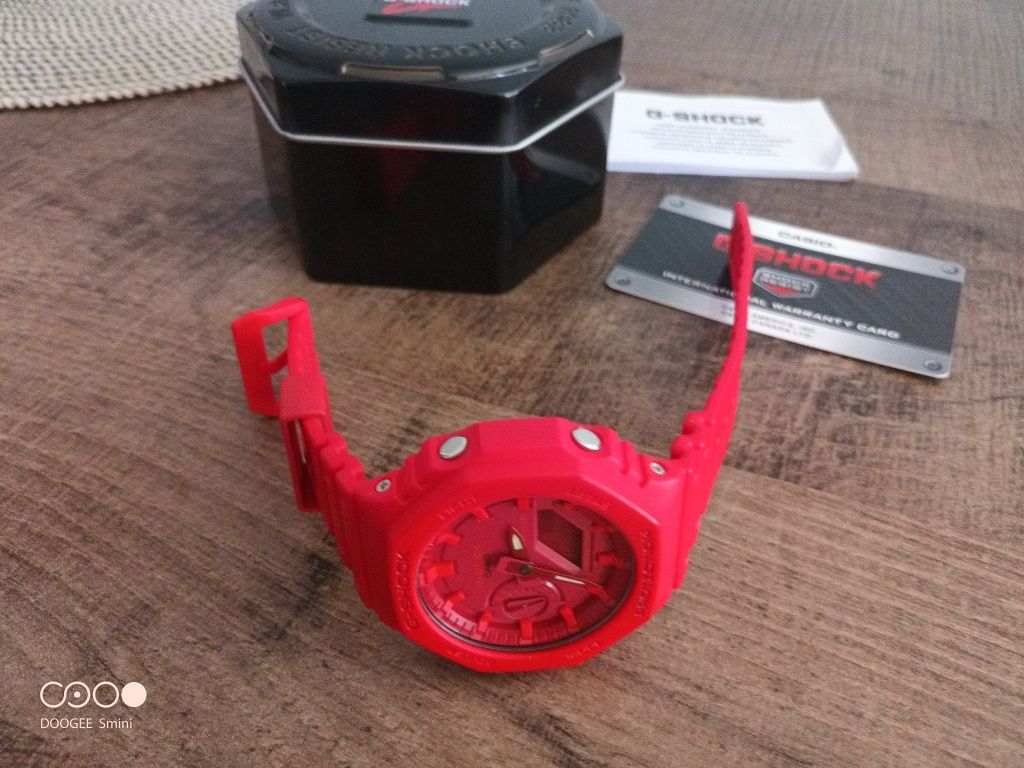 Casio g shock ga 2100 red