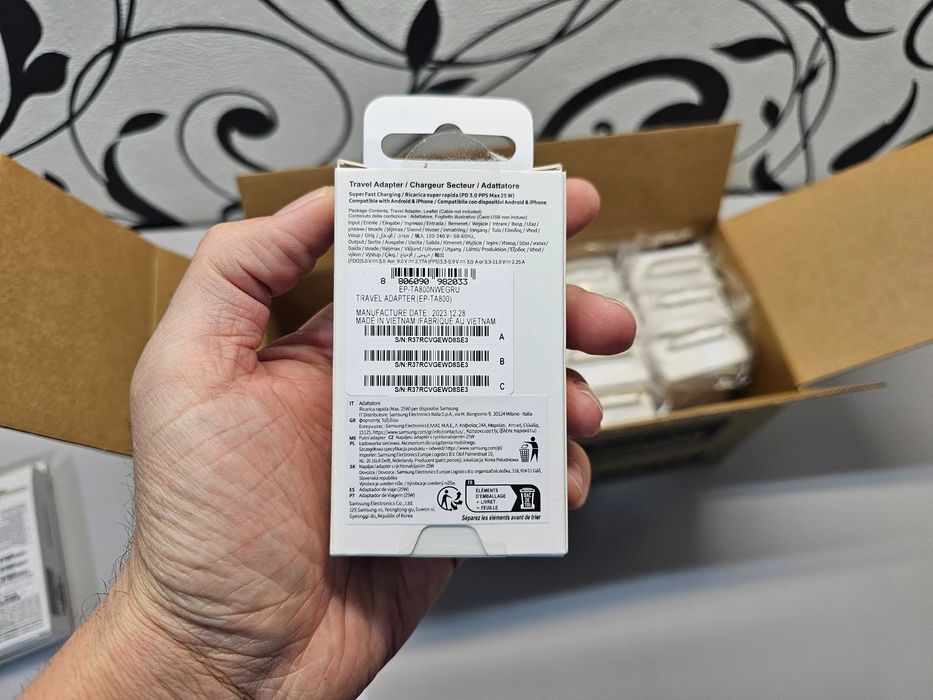 ПРОДАМ Samsung EP-TA800 25W (оригинал) Адаптер / Зарядка / НОВЫE