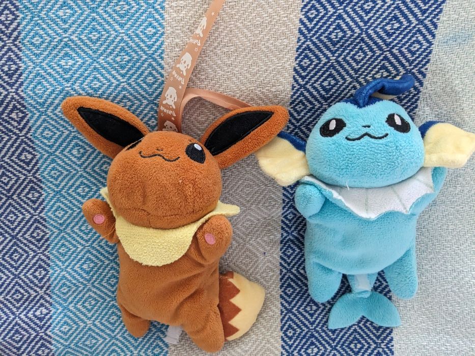 Мягкие игрушки покемоны и angry birds