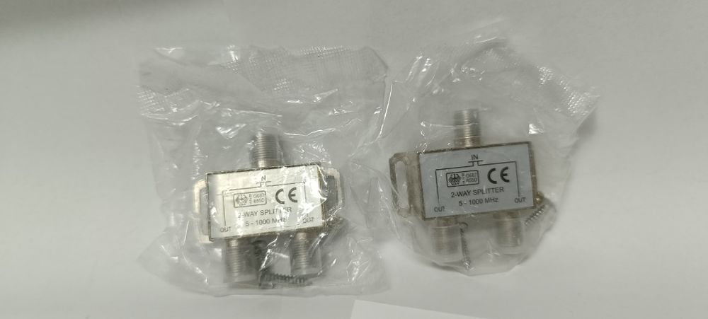 Splitter TV Coaxial 1 In 2 out