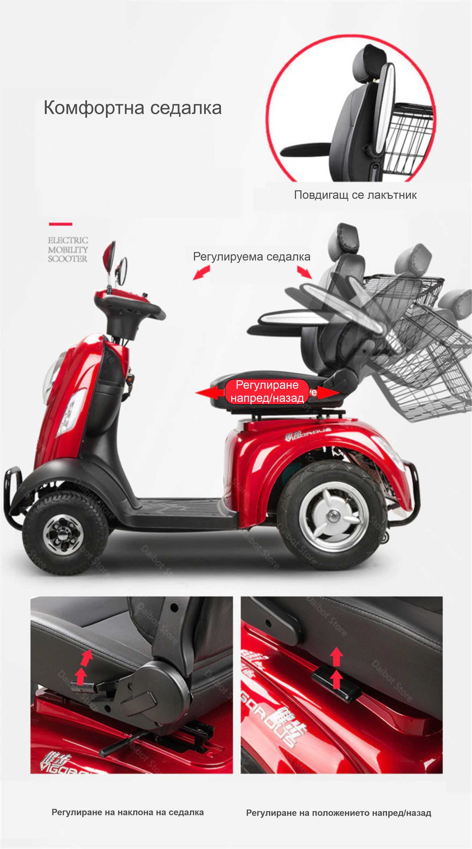 Електрическа четириколка EcoWay SCE 340 за инвалиди