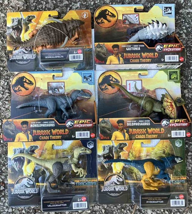 Динозавър интерактивен Mattel Jurassic World Джурасик Свят - 6 вида
