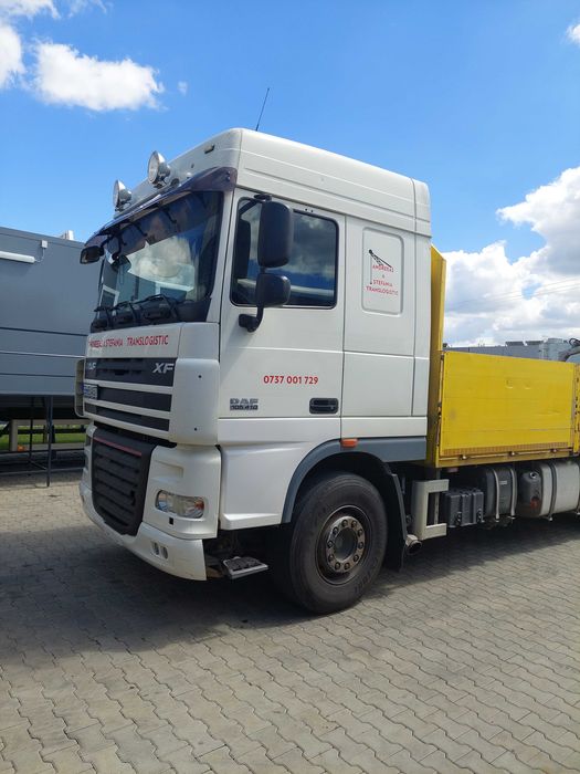 Vand camion DAF XF 105  cu macara MKG HLK 195 HP  an 2010