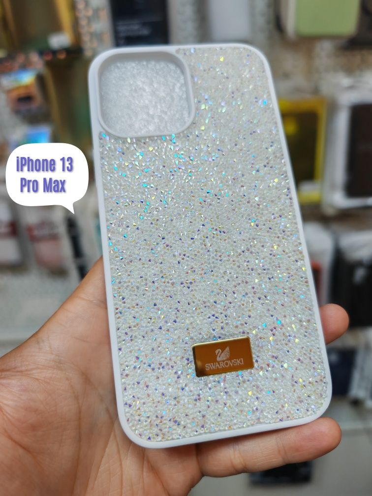 Удароустойчив кейс Swarovski за iPhone 13 Pro Max iPhone 13 14 15