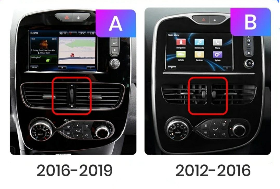 Navigatie Android dedicata Renault Clio 4  (2012-2019).