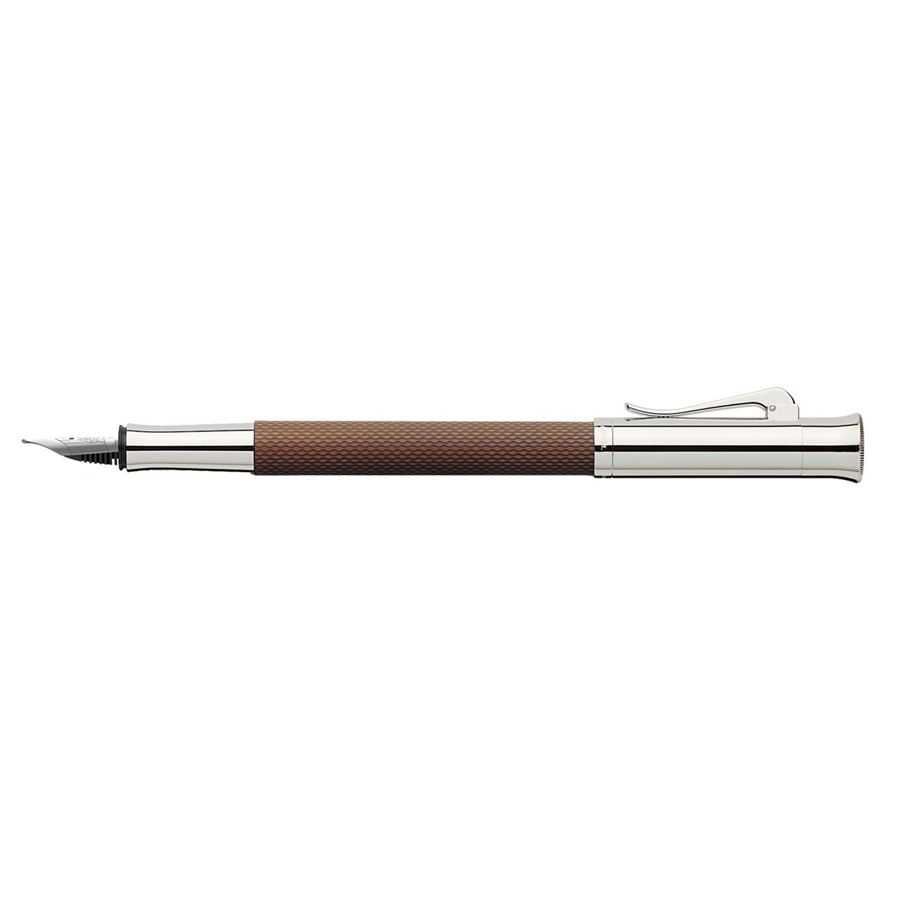 Stilou Graf von Faber-Castell Fountain pen Guilloche Cognac M