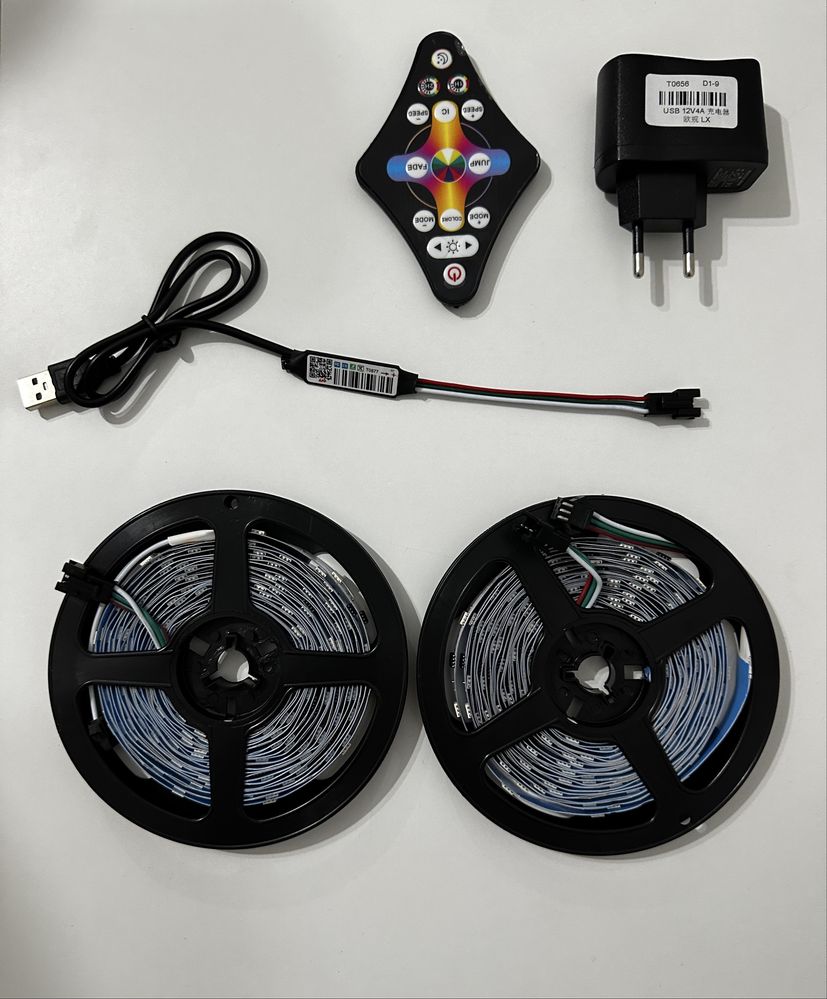 Banda LED, Controler telecomanda/Bluetooth Telefon(aplicatie)