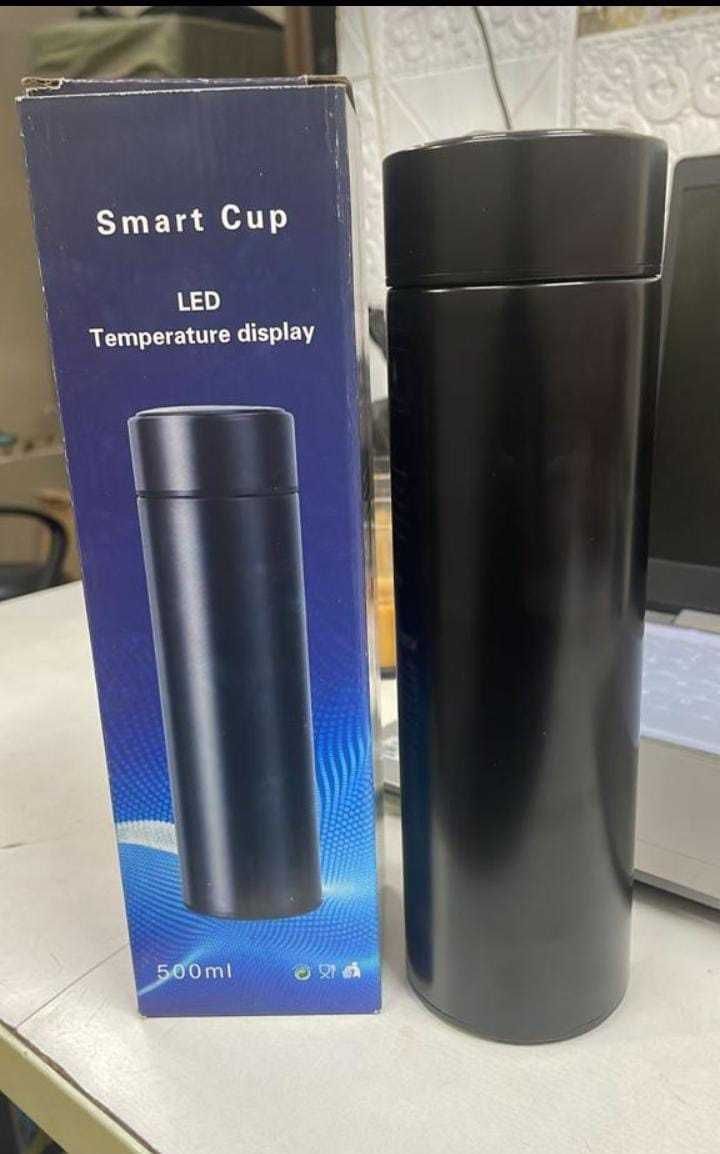 Термос 500ML с филтър и дисплей показващ температурата