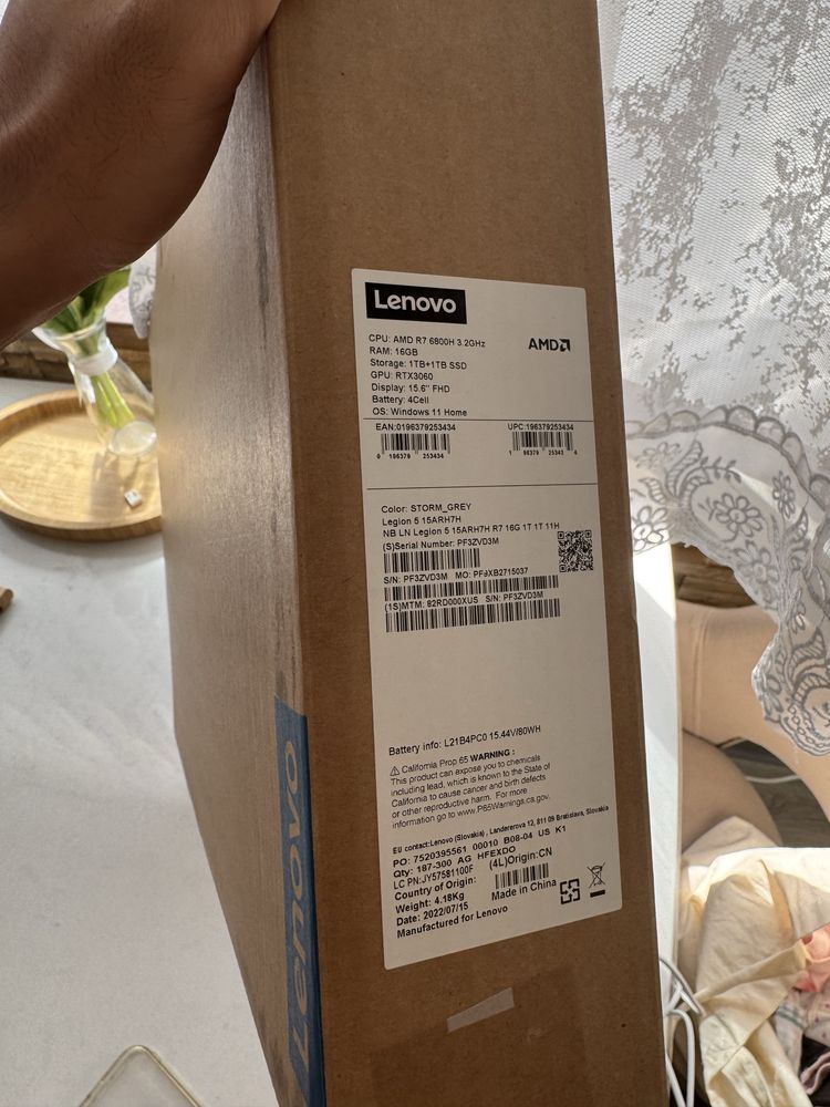 Lenovo legion 5 3060