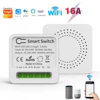 Tuya Smart/Smart Life 16A WiFi мини-превключвател (без енергиен отч