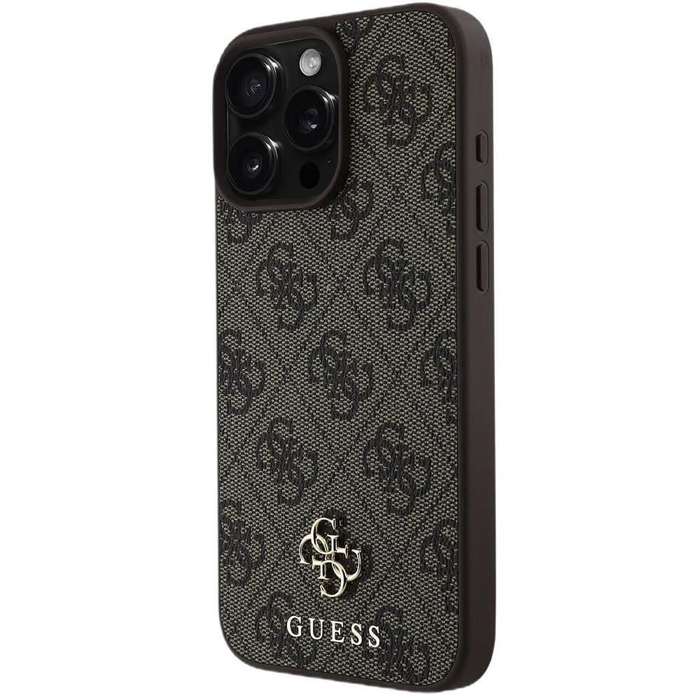 Калъф guess hardcase 4g classic magsafe – iphone 16 pro max – кафяв