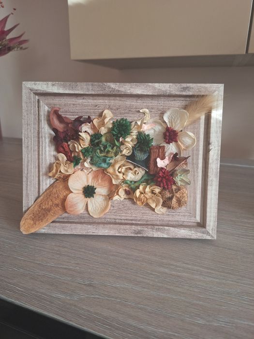 Tablou flori uscate parfumate