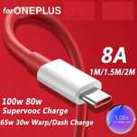 Cablu 100W 65W 8A 6,5A 6A 1m OnePlus 1+ Supervooc SuperDart Dash Warp