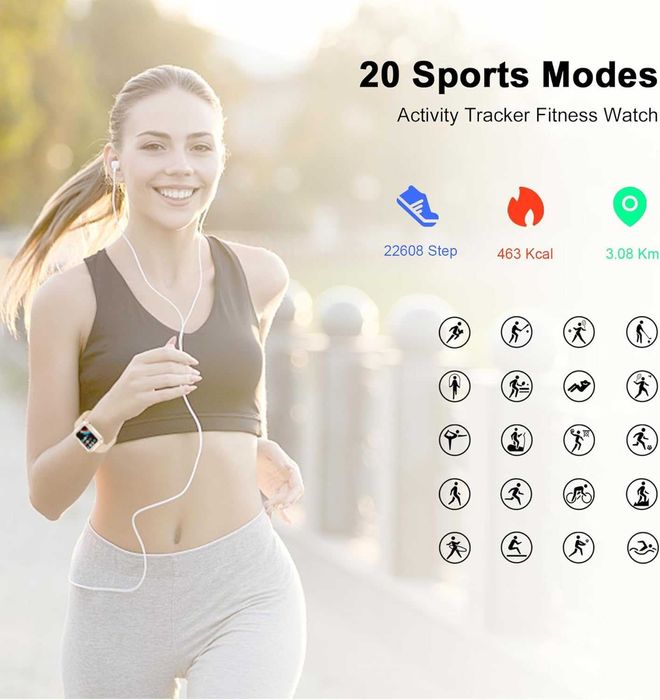 Луксозен дамски смарт часовник Montre I88 - две каишки