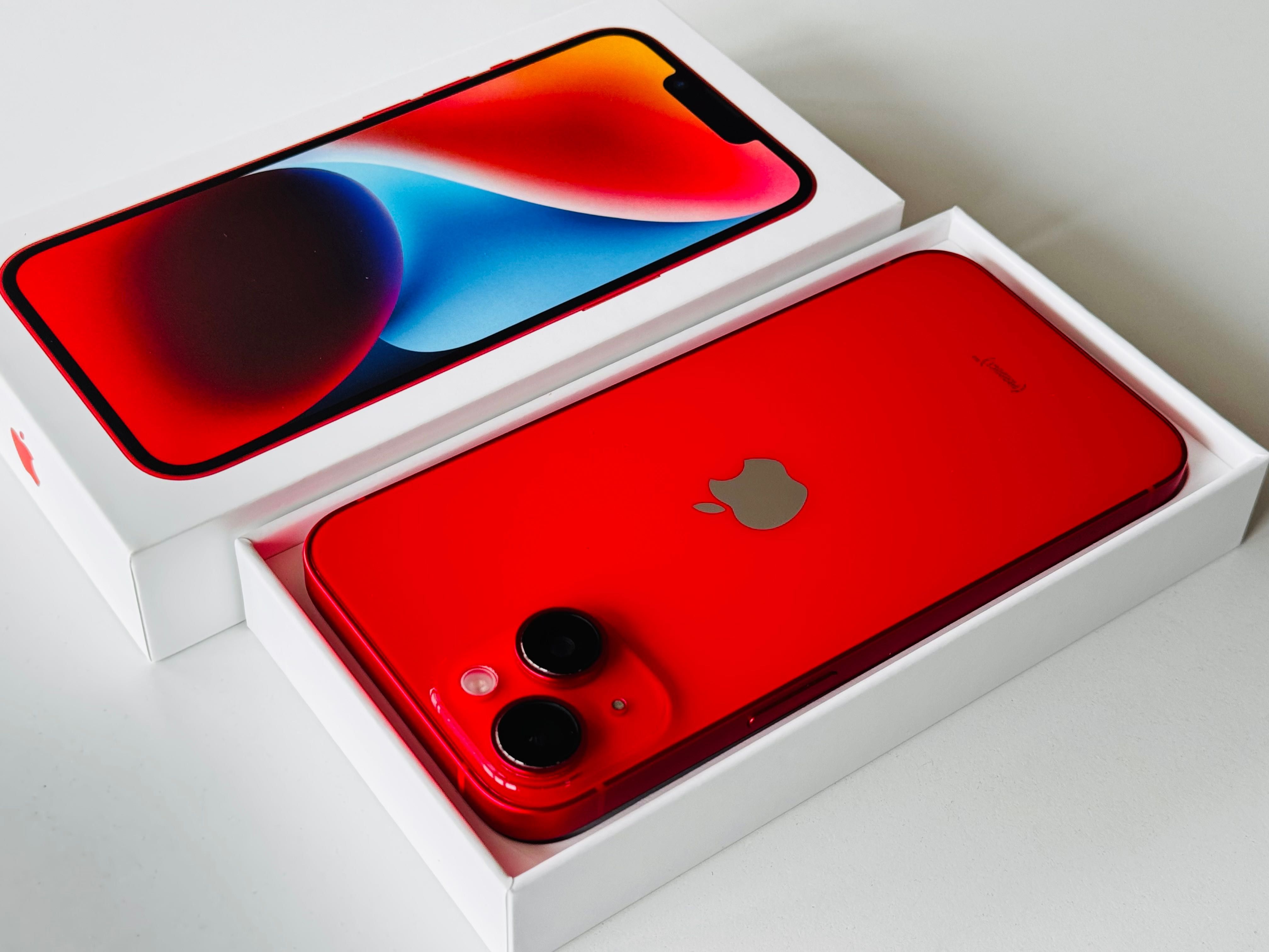 Iphone 14 128GB Red Като нов! Гаранция 6 месеца