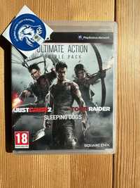 Sleeping Dogs/Tomb Raider/Just Cause 2 за PlayStation 3 игри на 1 диск