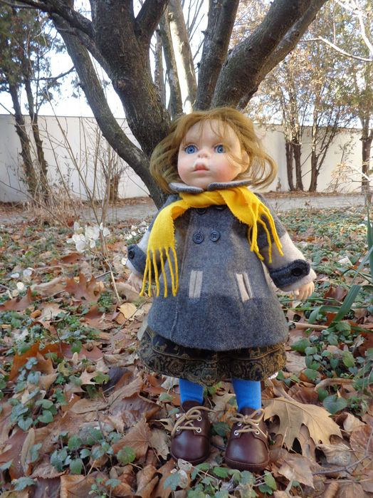 Papusa din lana gen Waldorf
