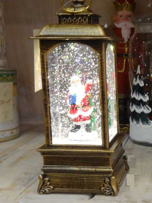 Налична коледна декорация, фенери -светещи, музика, сняг в течност