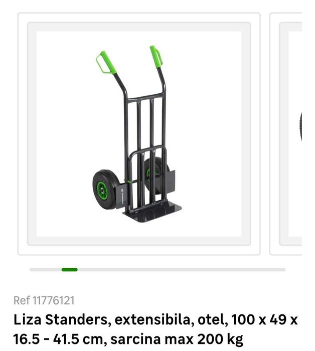 Vând liză standers extensibilă