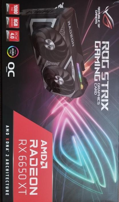 Vând RX 6650XT ROG
