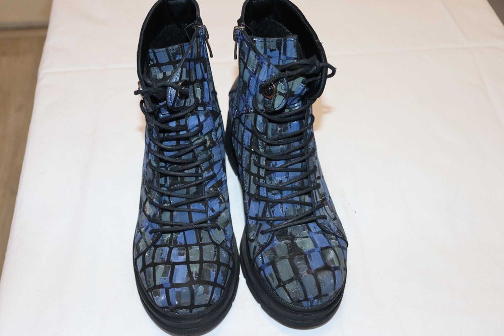 Боти естествена кожа обувани ВЕДНЪЖ