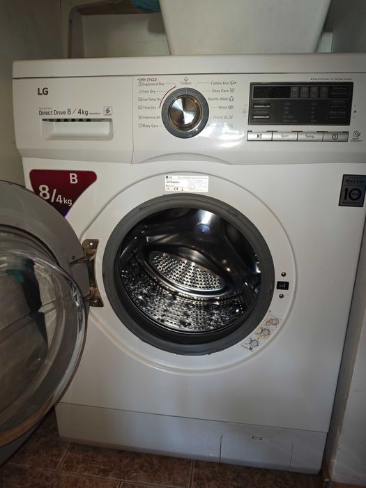 Пералня със сушилня LG, Direct Drive (с шумни лагери)