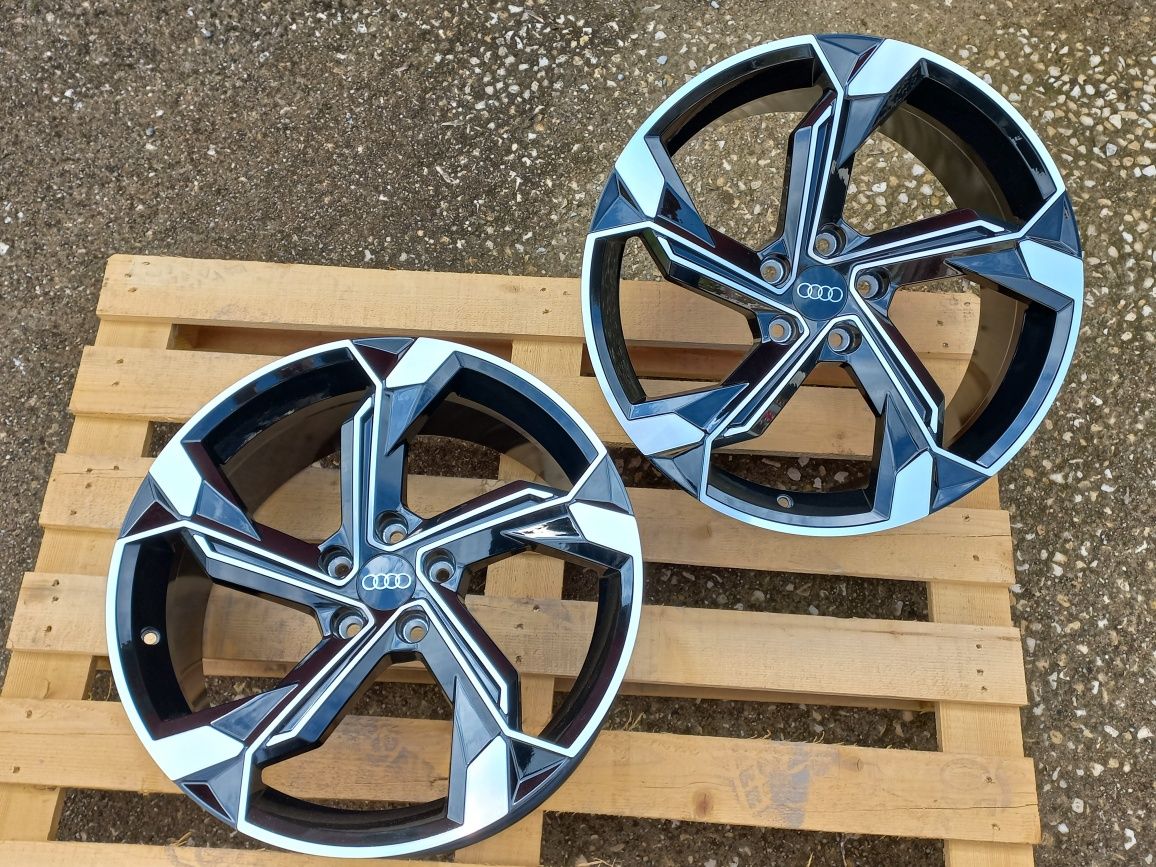 19 Audi Rotor25 8.5j et35 Black Polish A3 A4 A5 A6 A7 A8 Q3 Q5 Чисто Н