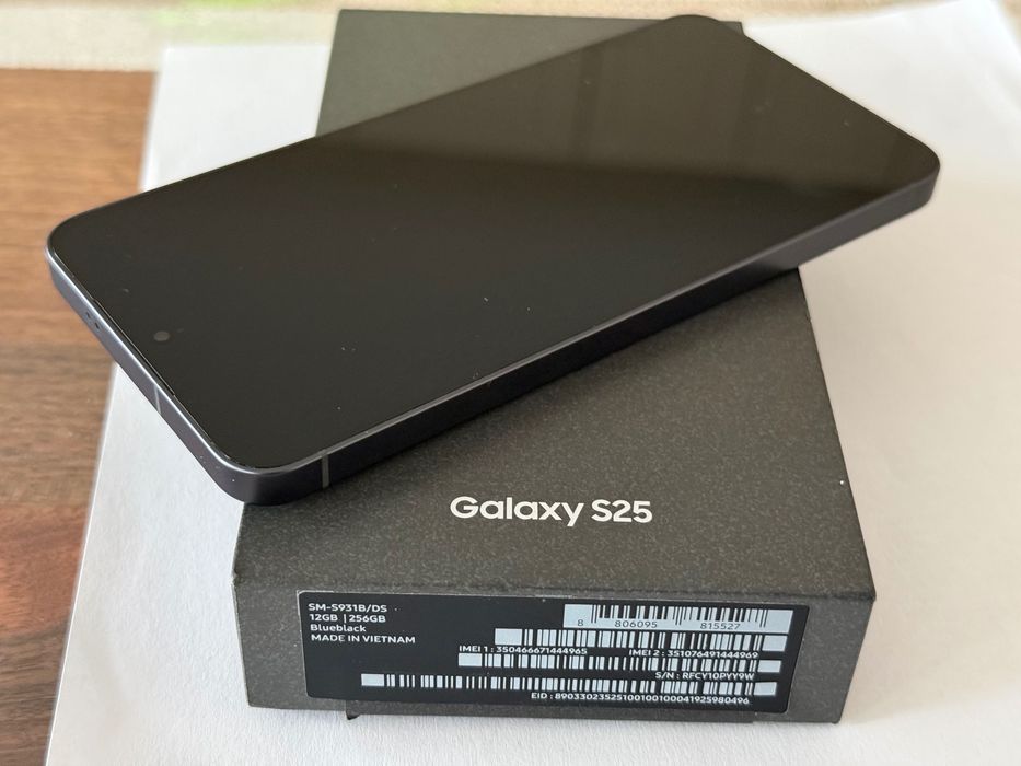 Samsung Galaxy S25 12/256GB Blueblack – Работи отлично