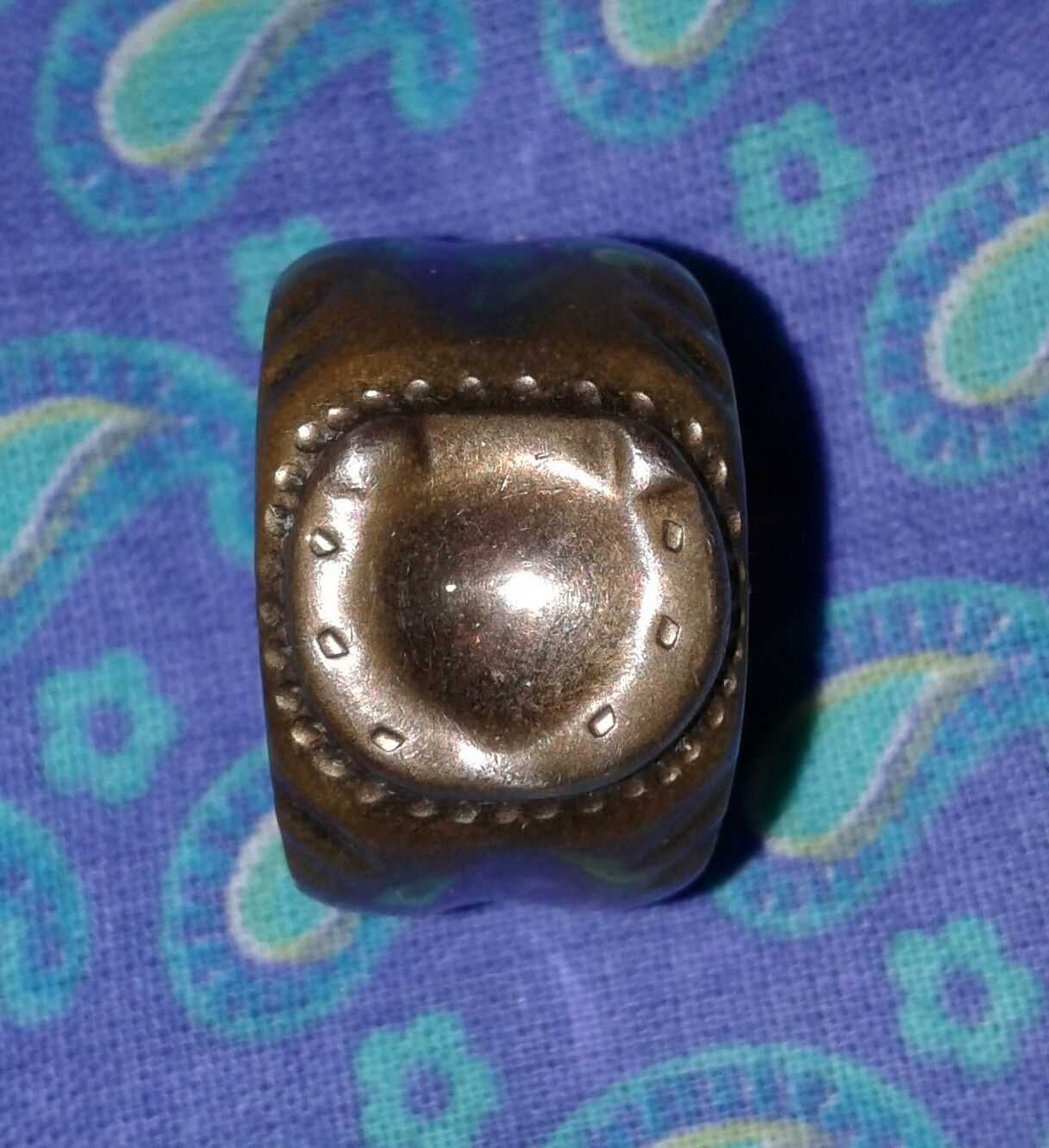 Перстень печатка бронза советский