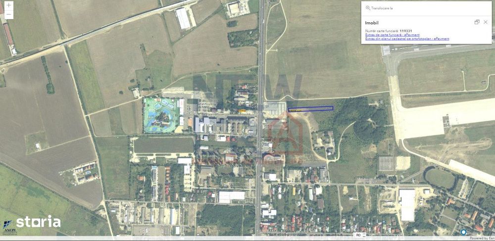 Oportunitate, teren constructie Hala/industrial in zona Aeroportului O