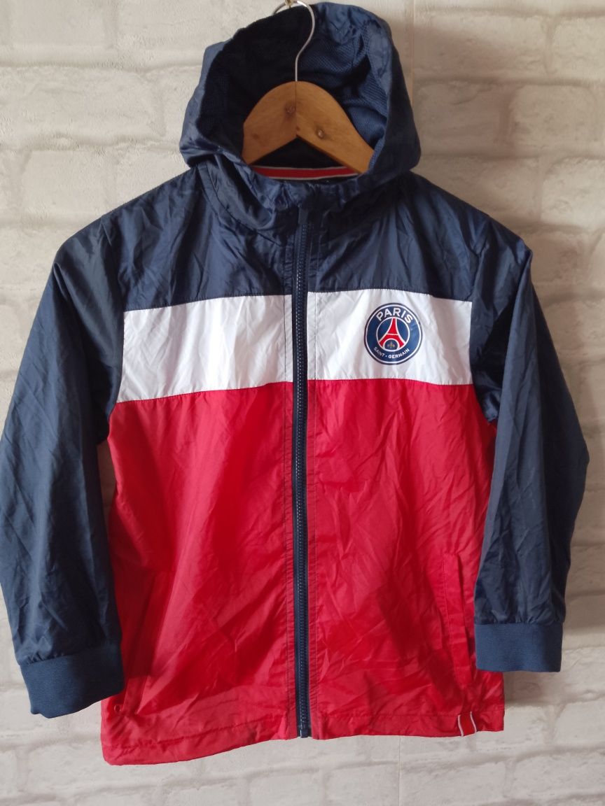 Jacheta fotbal impermeabila/antivant de copii PSG