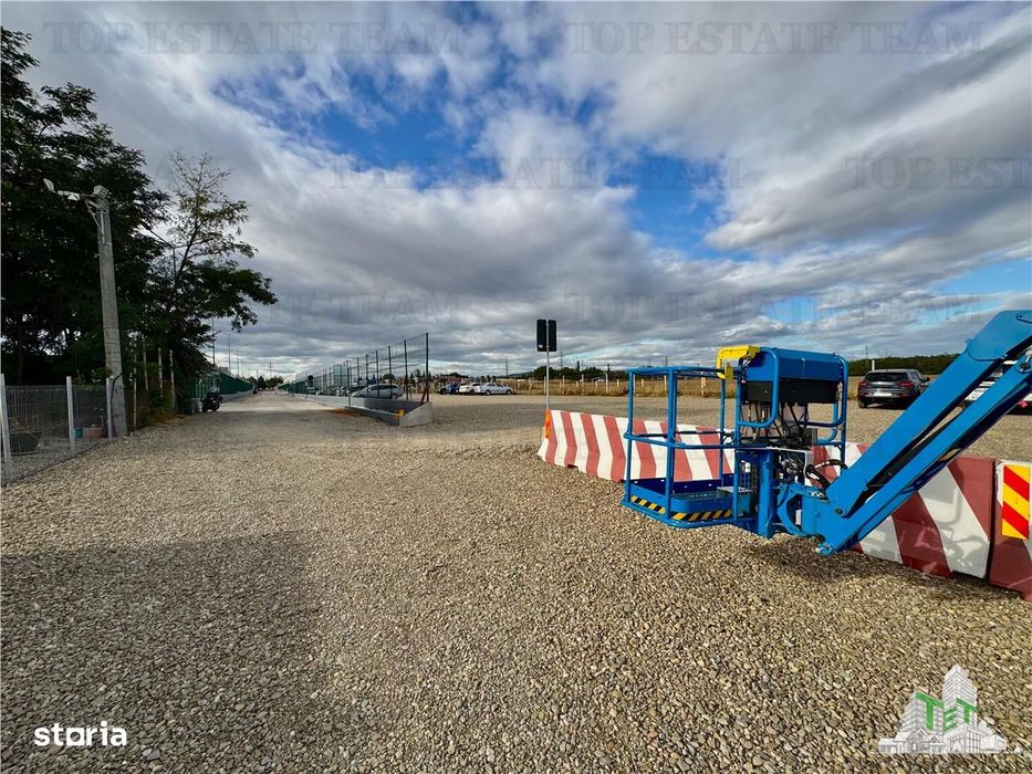 Teren industrial 4800 mp  DN1B – Zona showroom-uri auto  Deschidere 19