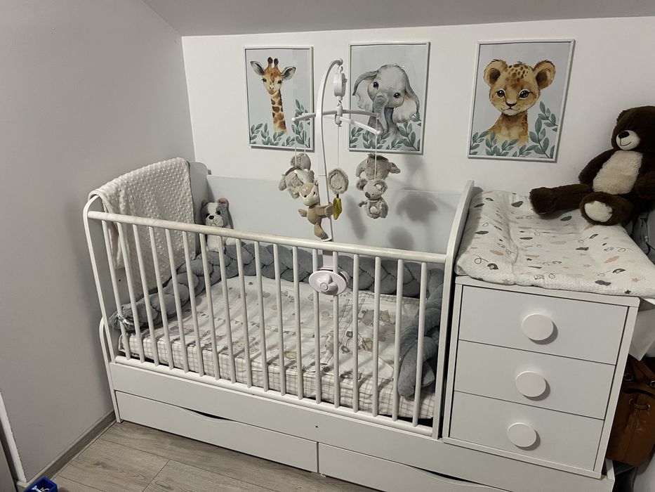 Patut bebe transformabil 120x70