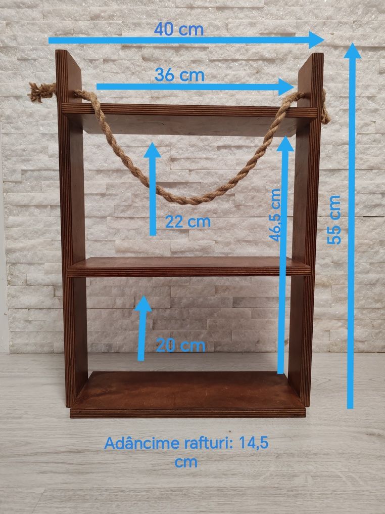Mini-etajeră lemn