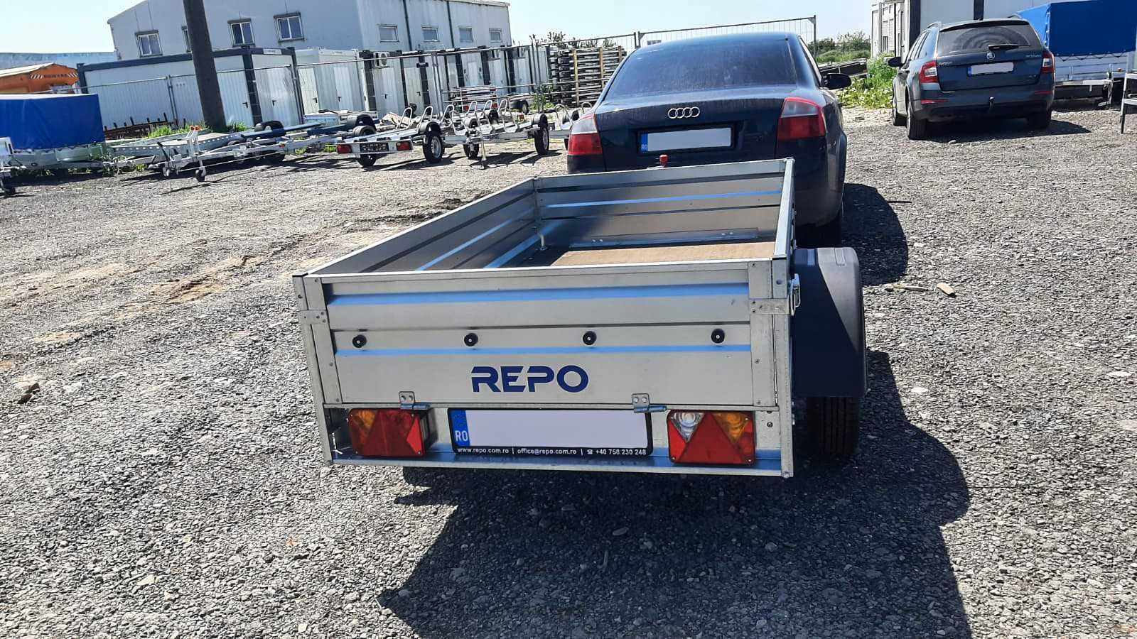 Remorca NOUA 750KG REPO , Mono Ax, Rar, asigurare  Inclusa