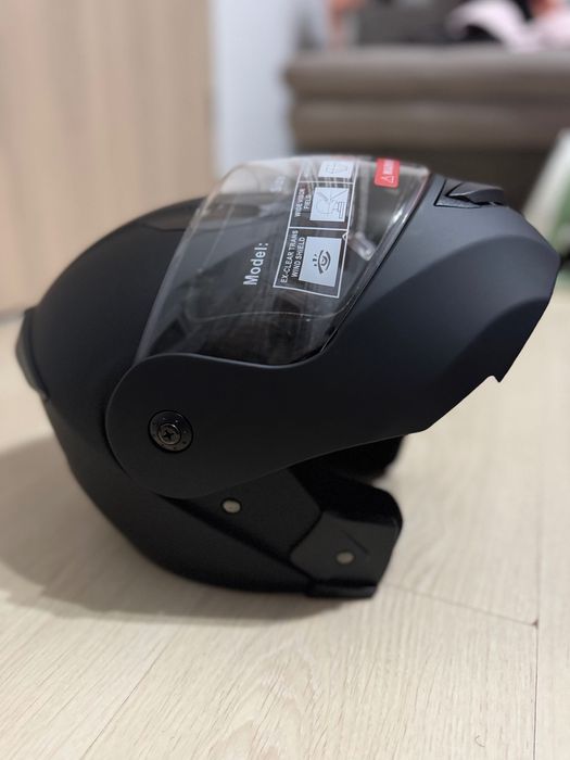 Casca flip-up moto cu ochelari și viziera S M L XL