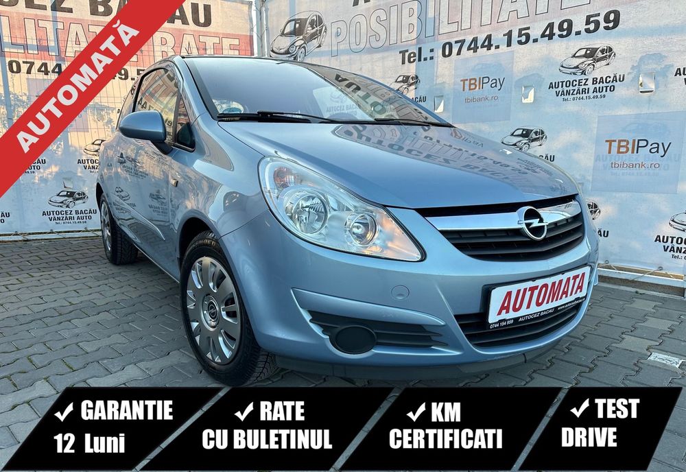 Opel Corsa 2007 AUTOMATĂ 1.4 Benzină/Navi/Clima/Scaune încălzite /RATE/GARANTIE