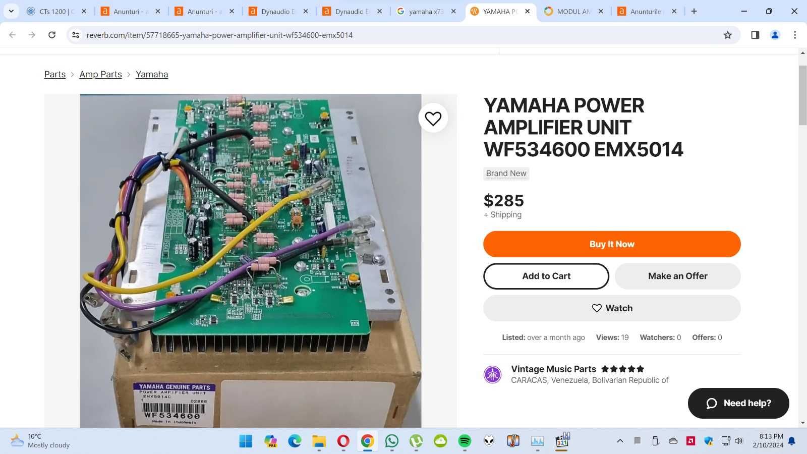 modul de amplificare yamaha X7358-PA 750w