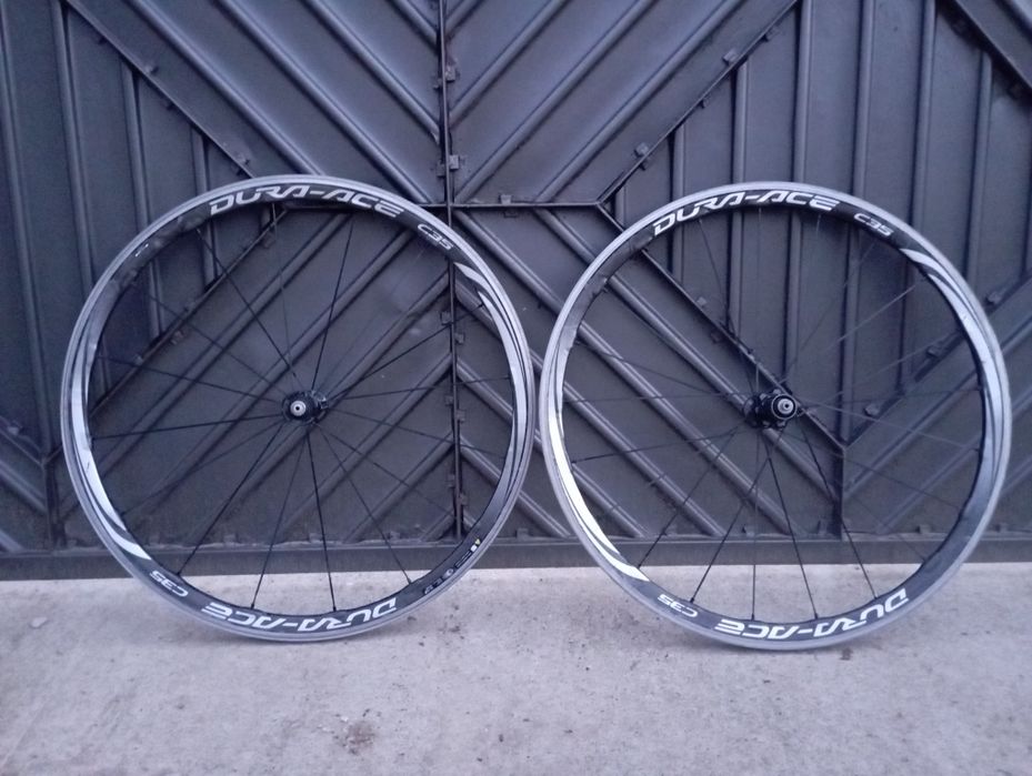 Set roti jante Carbon Shimano Dura Ace C35