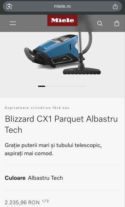 Aspirator Miele Blizzard CX1