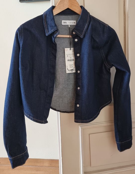 ZARA чисто нови, с етикет елегантно бюстие, дънкови ризи и елеци